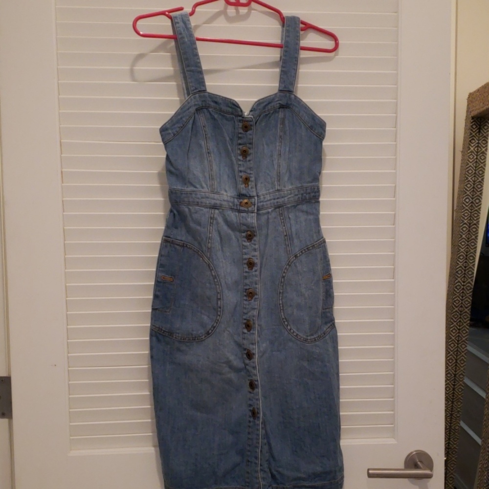 Pilcro & the Letterpress denim dress size 0